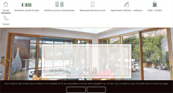 Desktop Screenshot of menuiserie-aubance.com